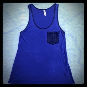 Indigo tank top
